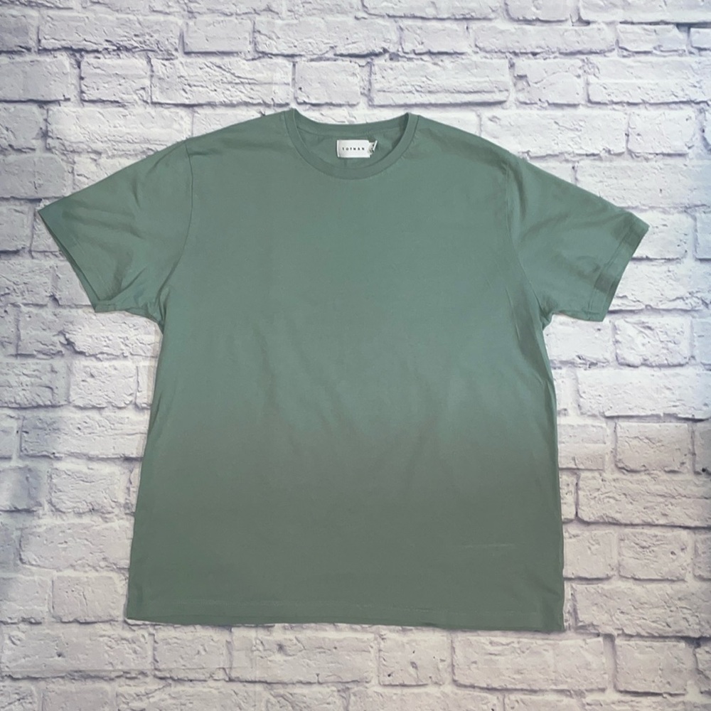 TopMan Green Shirt Sleeve T-Shirt. XL